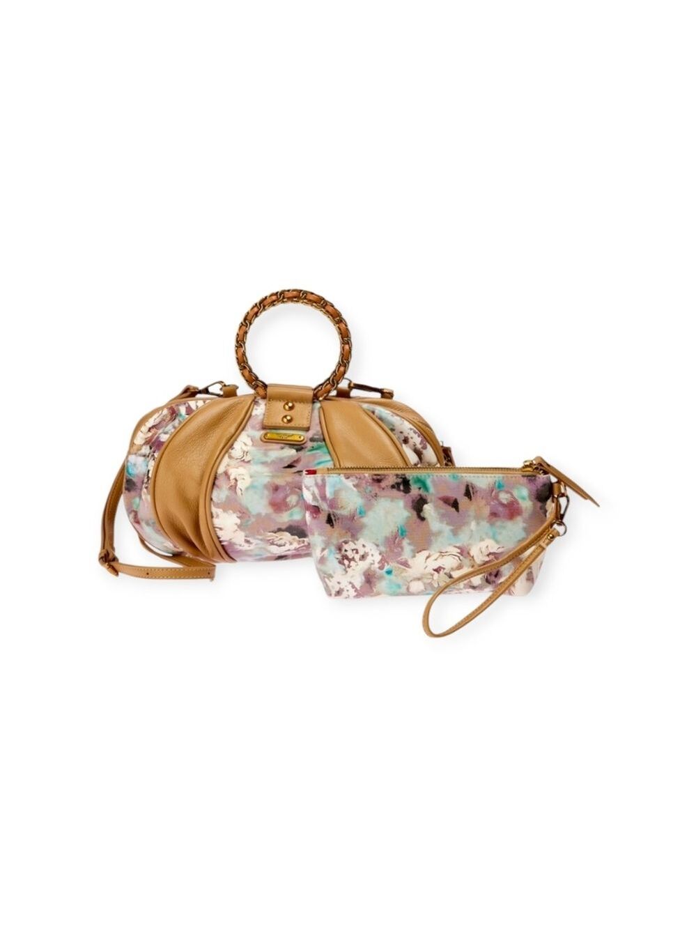 Sharif Legacy Museum Sculpted Balloon Leather Crossbody with Wristlet